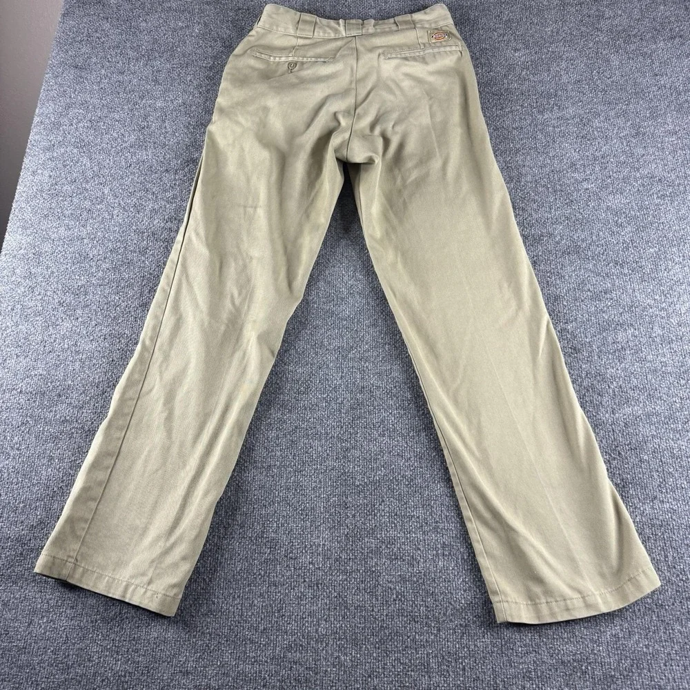 Dickies Pants Mens 30x31 Beige 874 Original Fit Straight Khaki Chino Workwear